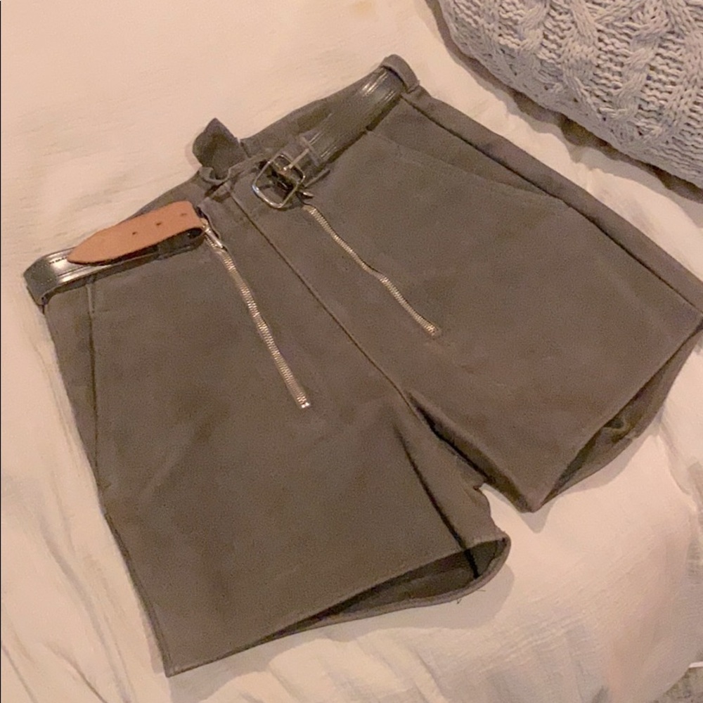 Vintage 1968 leather shorts